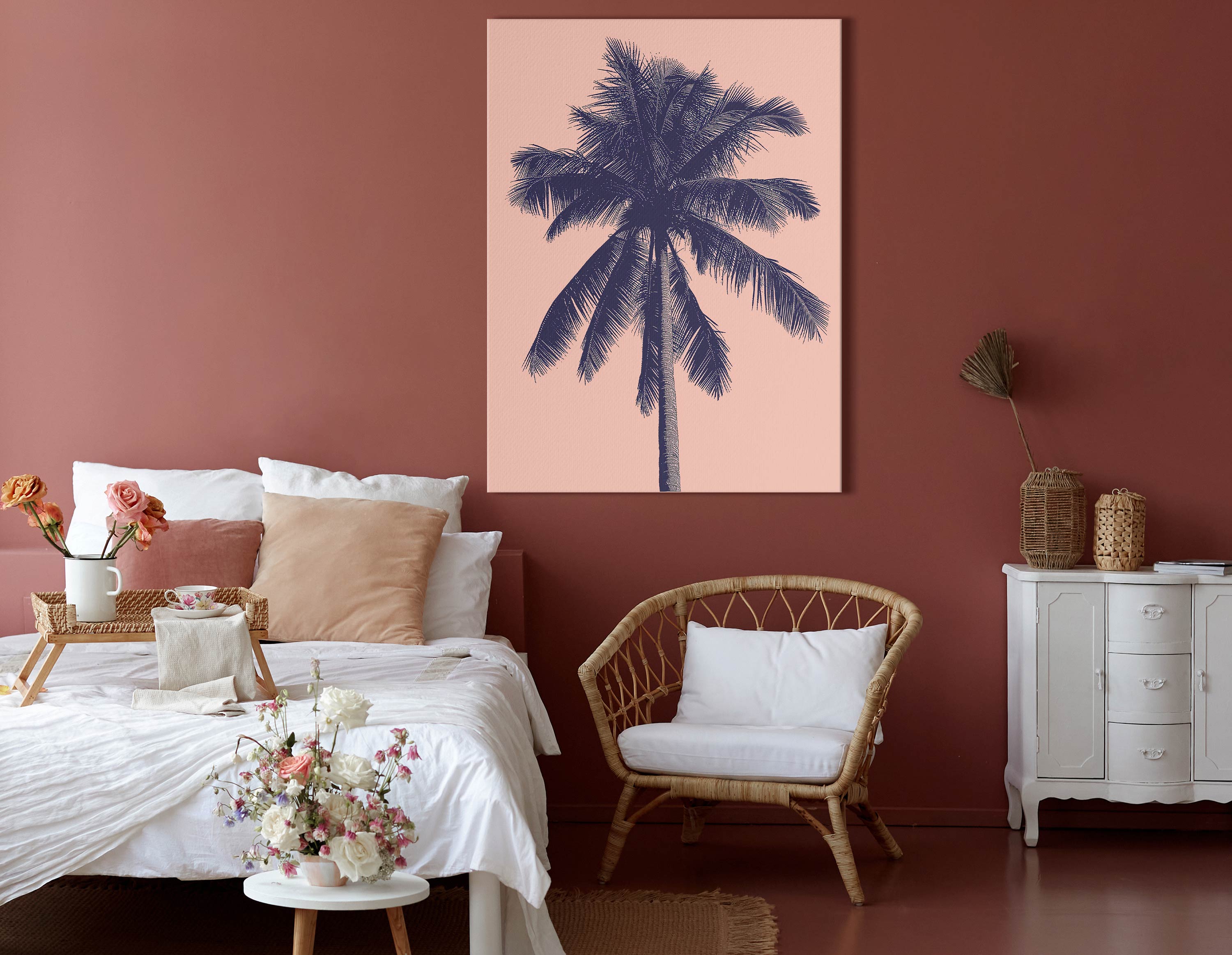 Chic Tropical Canvas Print
