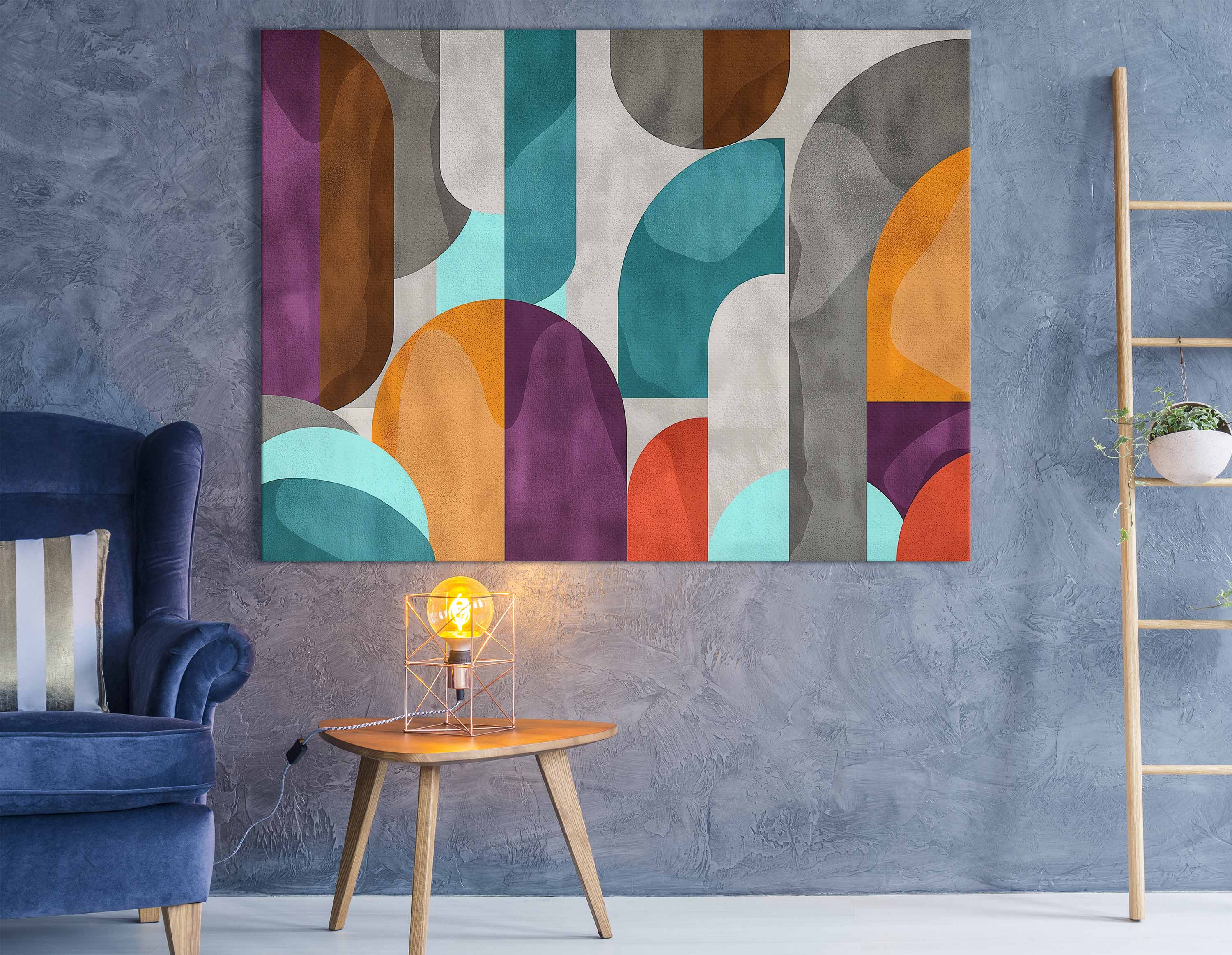    Turquoise Abstract Art