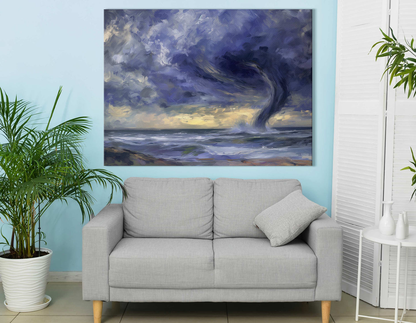 Impressionist Tornado Wall Art