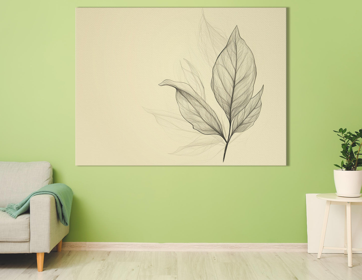 Serene Botanical Wall Hanging