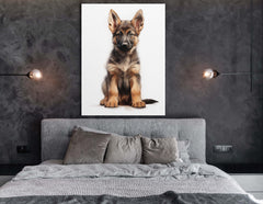 Wall Hanging Puppy Portrait