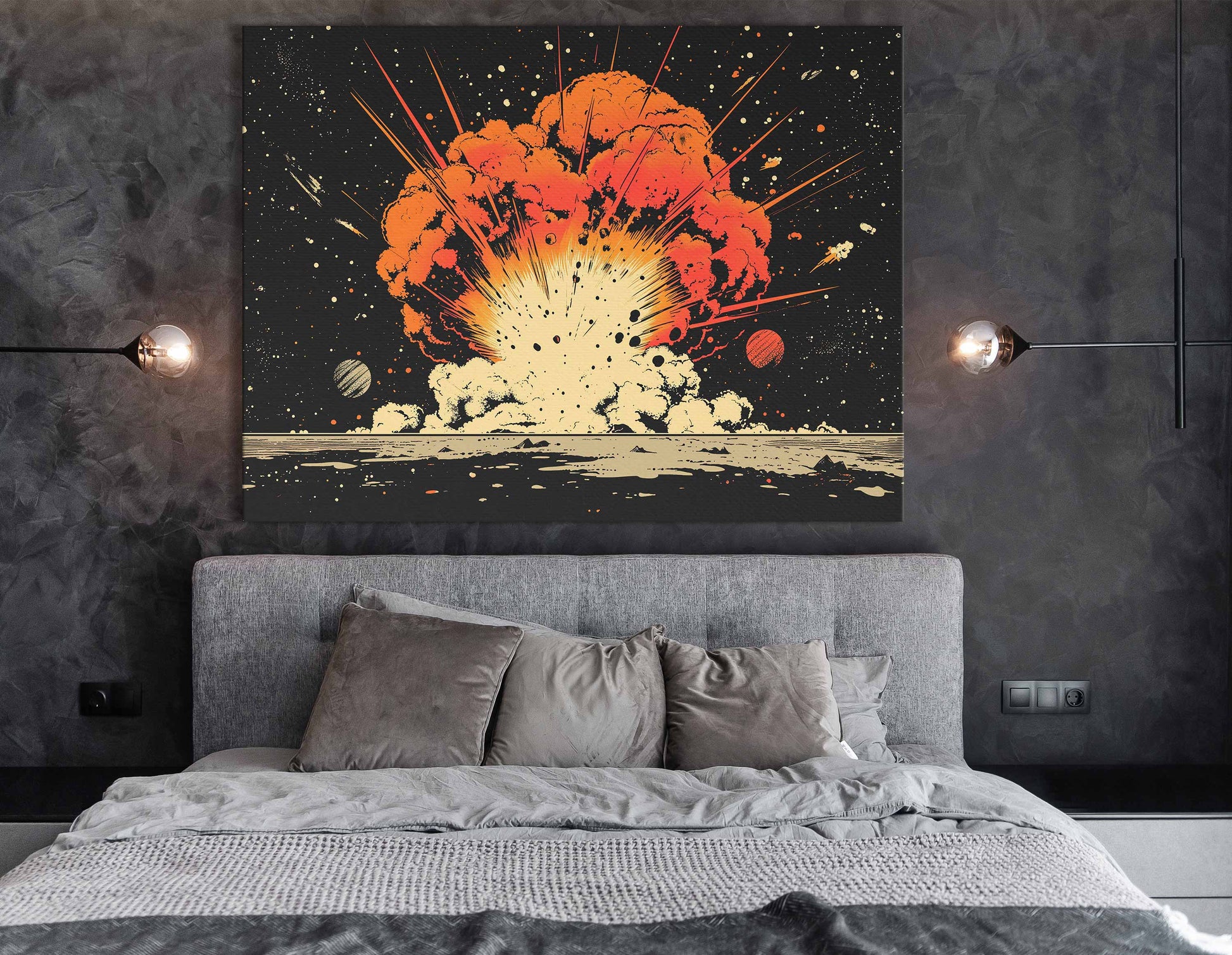   Dynamic Cosmic Wall Decor