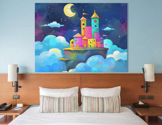 Whimsical Castle Canvas Print