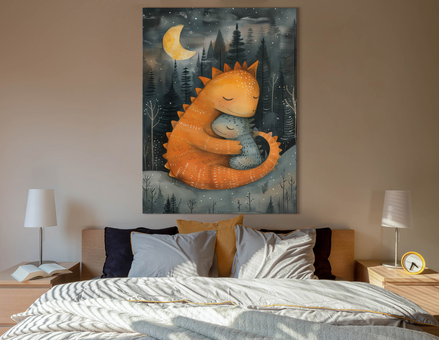 Moonlit Menagerie Canvas Print