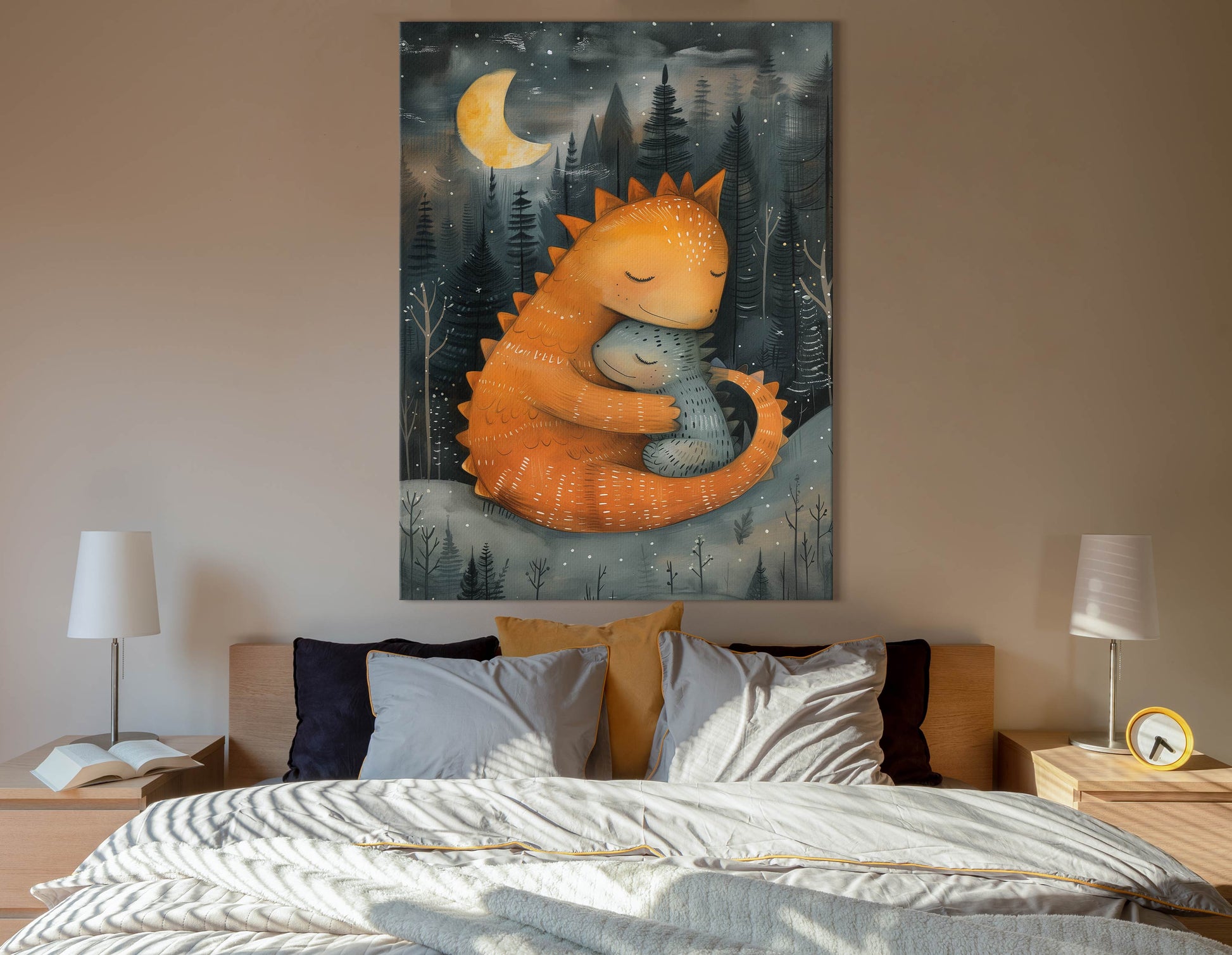 Moonlit Menagerie Canvas Print