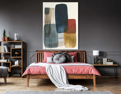 Minimalist Color Block Canvas Art