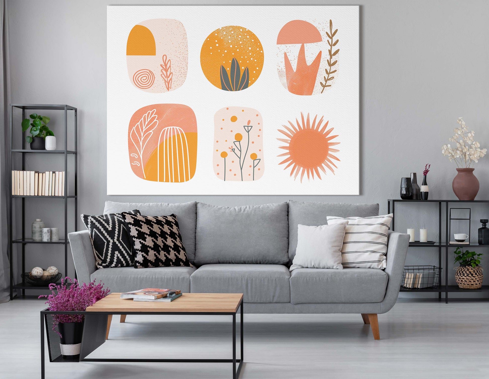  Warm Geometric Wall Decor