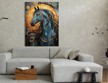 Blue Horse Decor