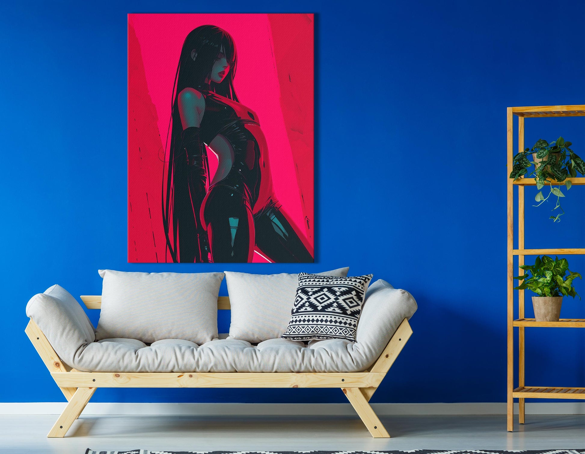 Pink Noir Fashion Canvas Art