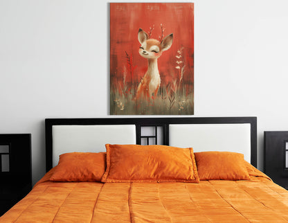 Smiling Deer Canvas Print