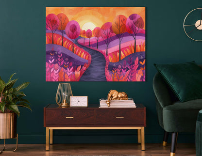 Serene Autumnal Canvas Print