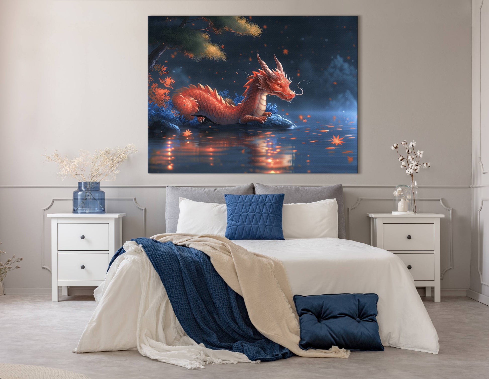 Majestic Dragon Canvas Print