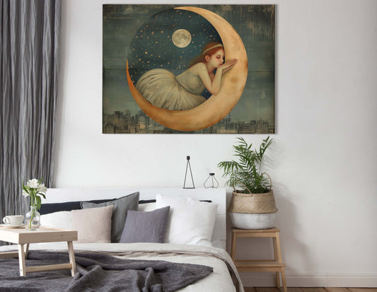 Whimsical Moon Wall Art