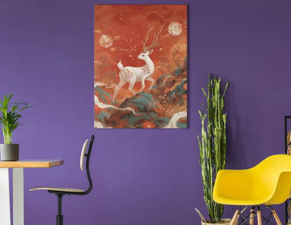 Serene Mythical Creature - Canvas Print