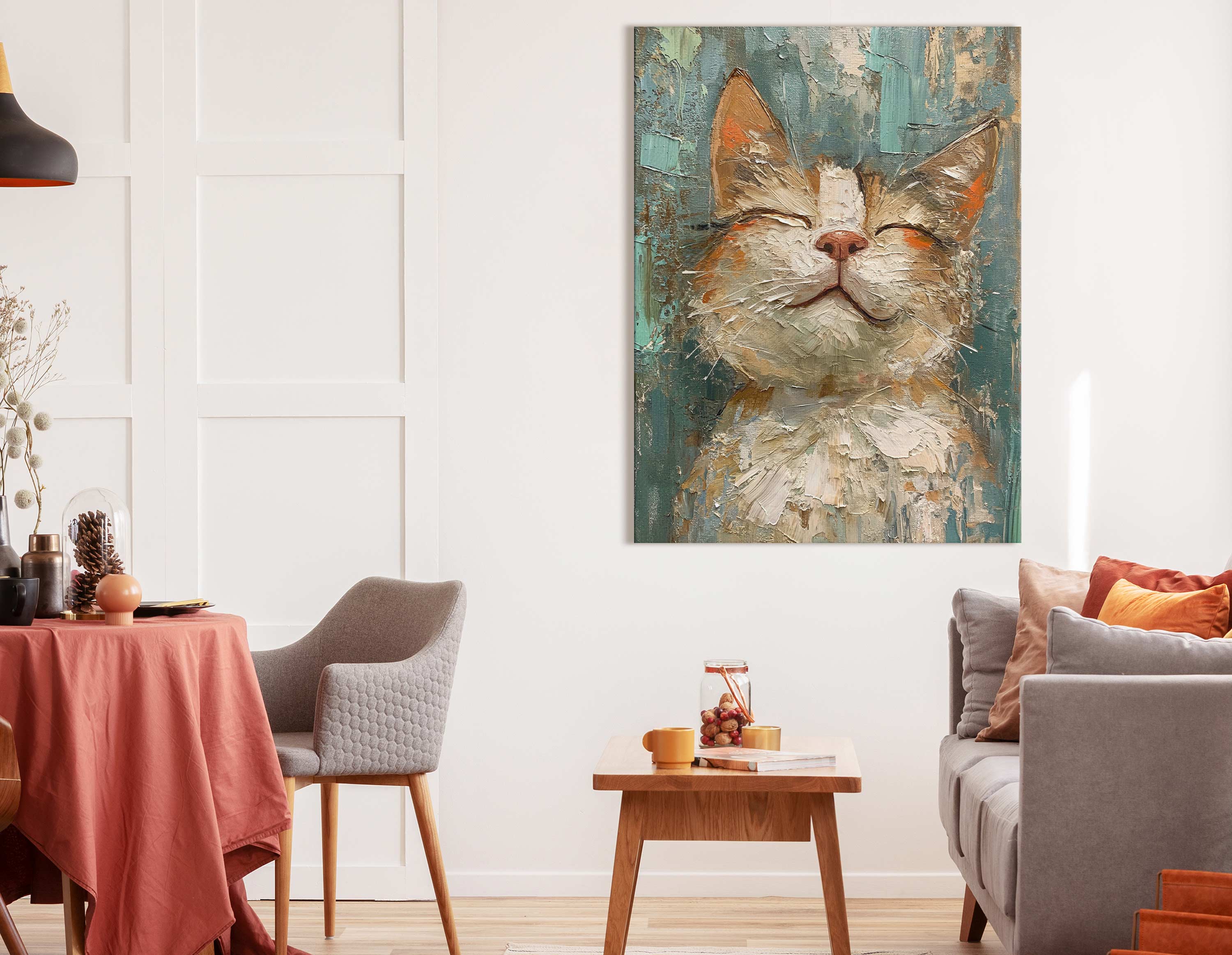    Whimsical Cat Wall Decor