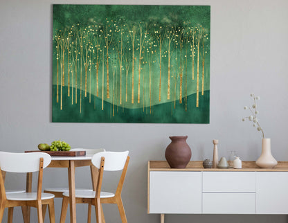 Golden Forest Wall Art 