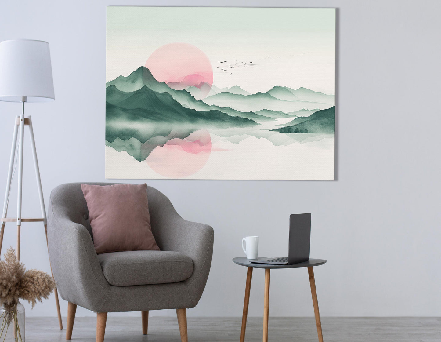       Pastel Sunrise Wall Hanging