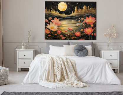 Lotus Pond Wall Hanging