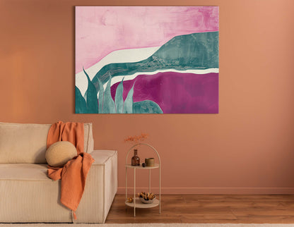 Serene Abstract Landscape Canvas Art