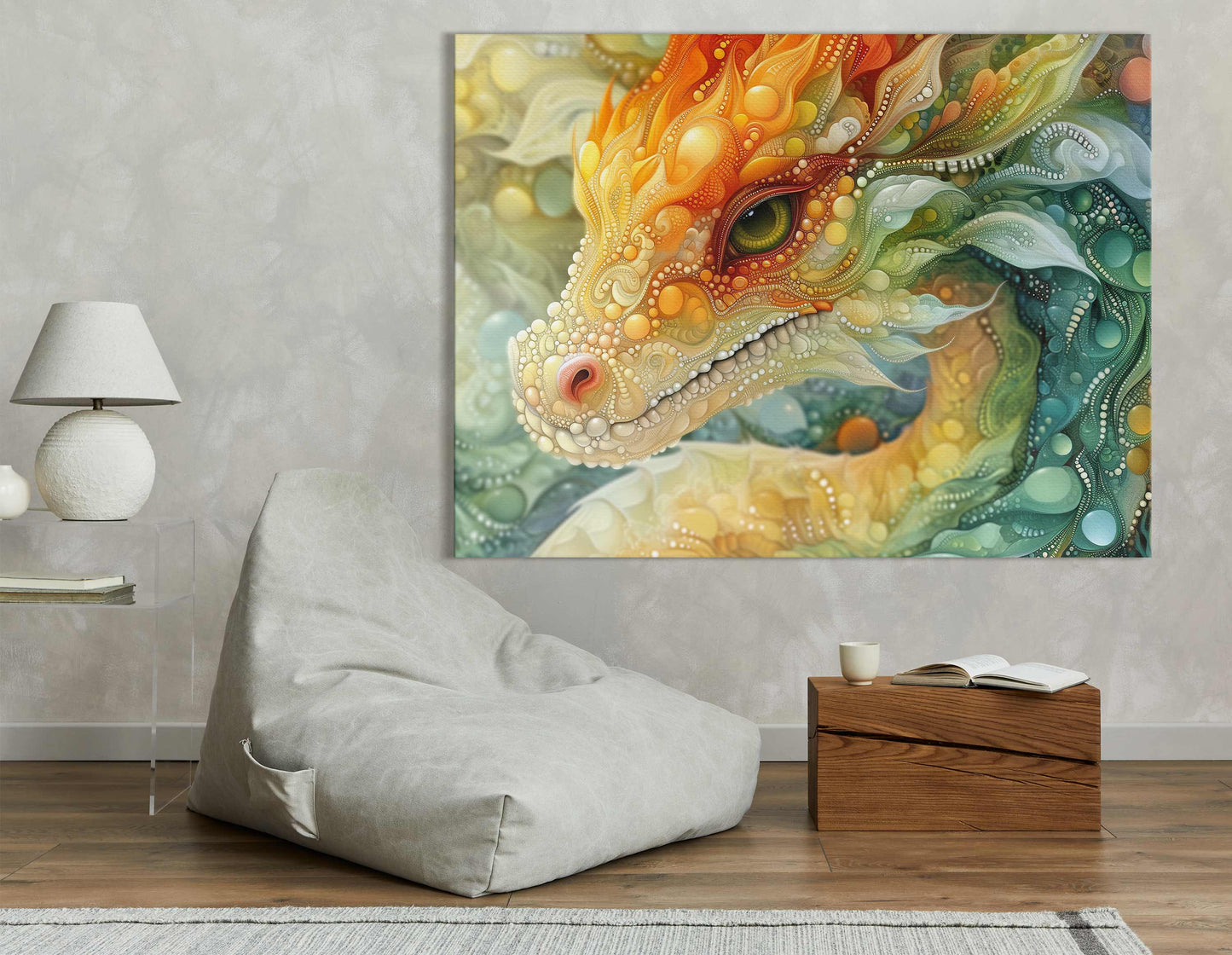 Mystical Dragon Wall Art