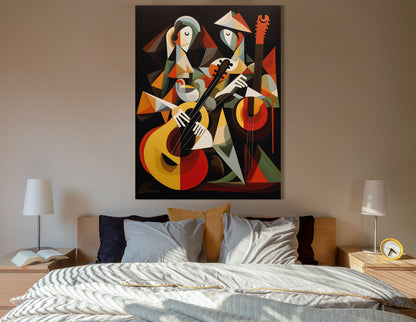 Wall Art Abstract Musicians