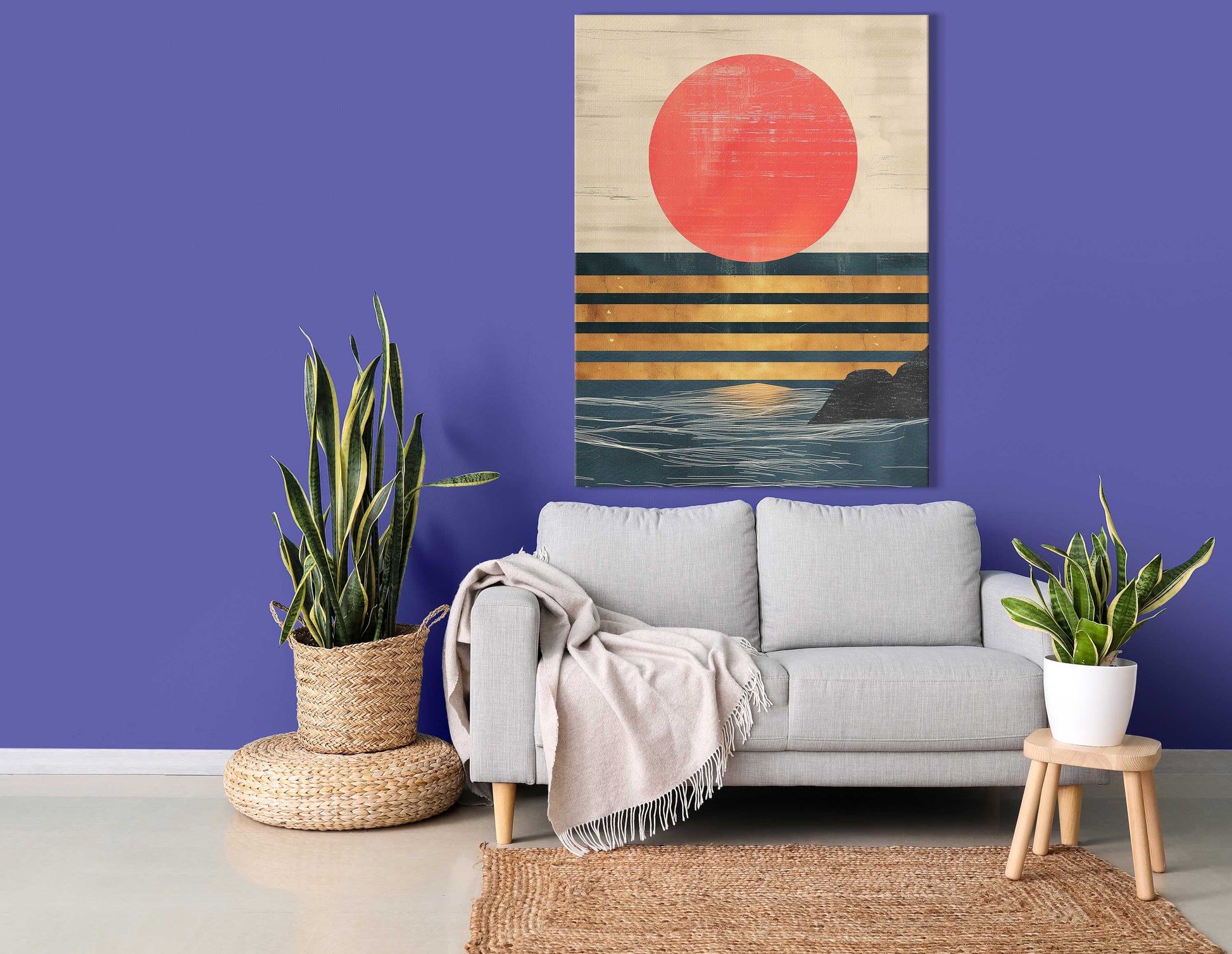  Horizon Glow Canvas Print