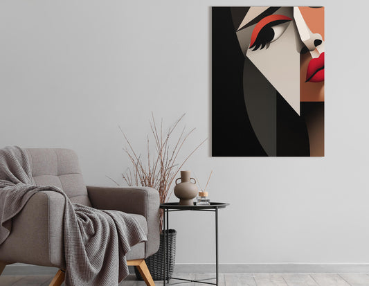 Abstract Woman Wall Art