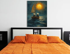 Sailing into Sunset - Canvas Print