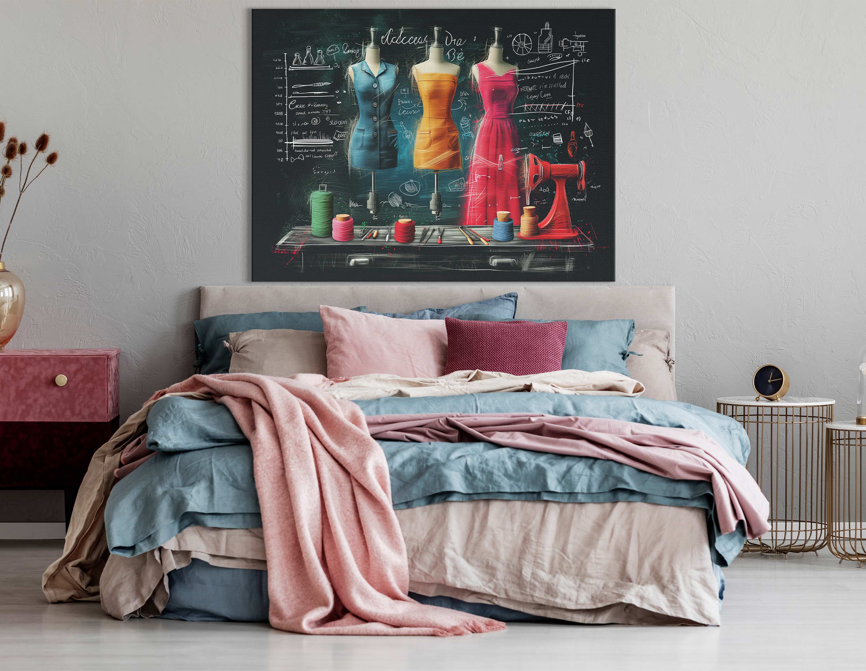 Designer's Dream Tailor Mannequin Wall Print
