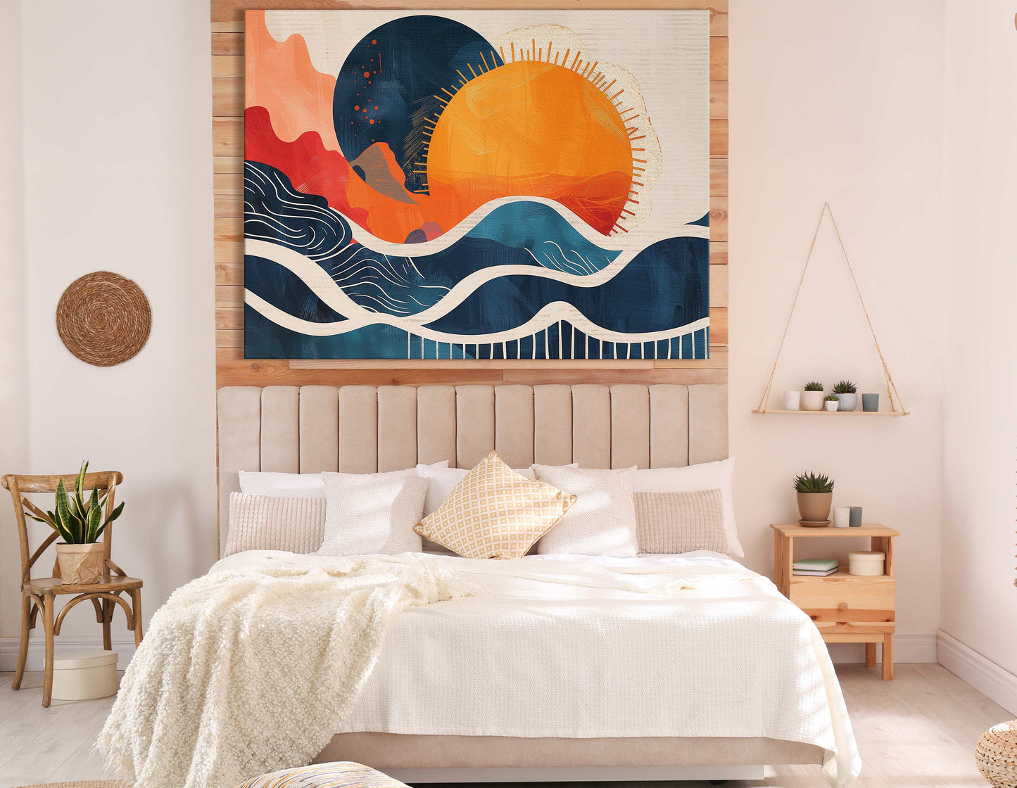 Wall Hanging Sun Waves