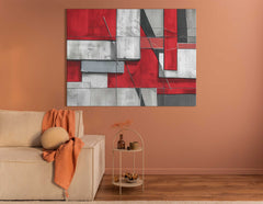 Architectural Geometric Wall Hanging