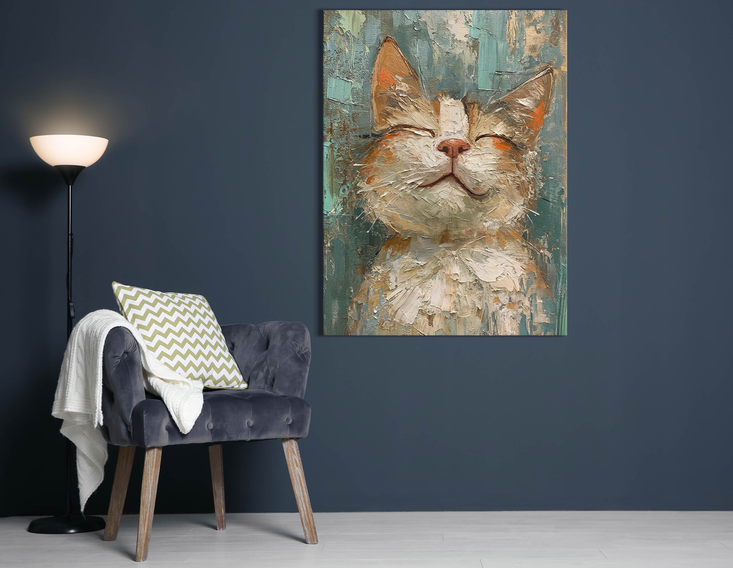Contemporary Cat Hanging
