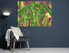Abstract Peas Wall Hanging