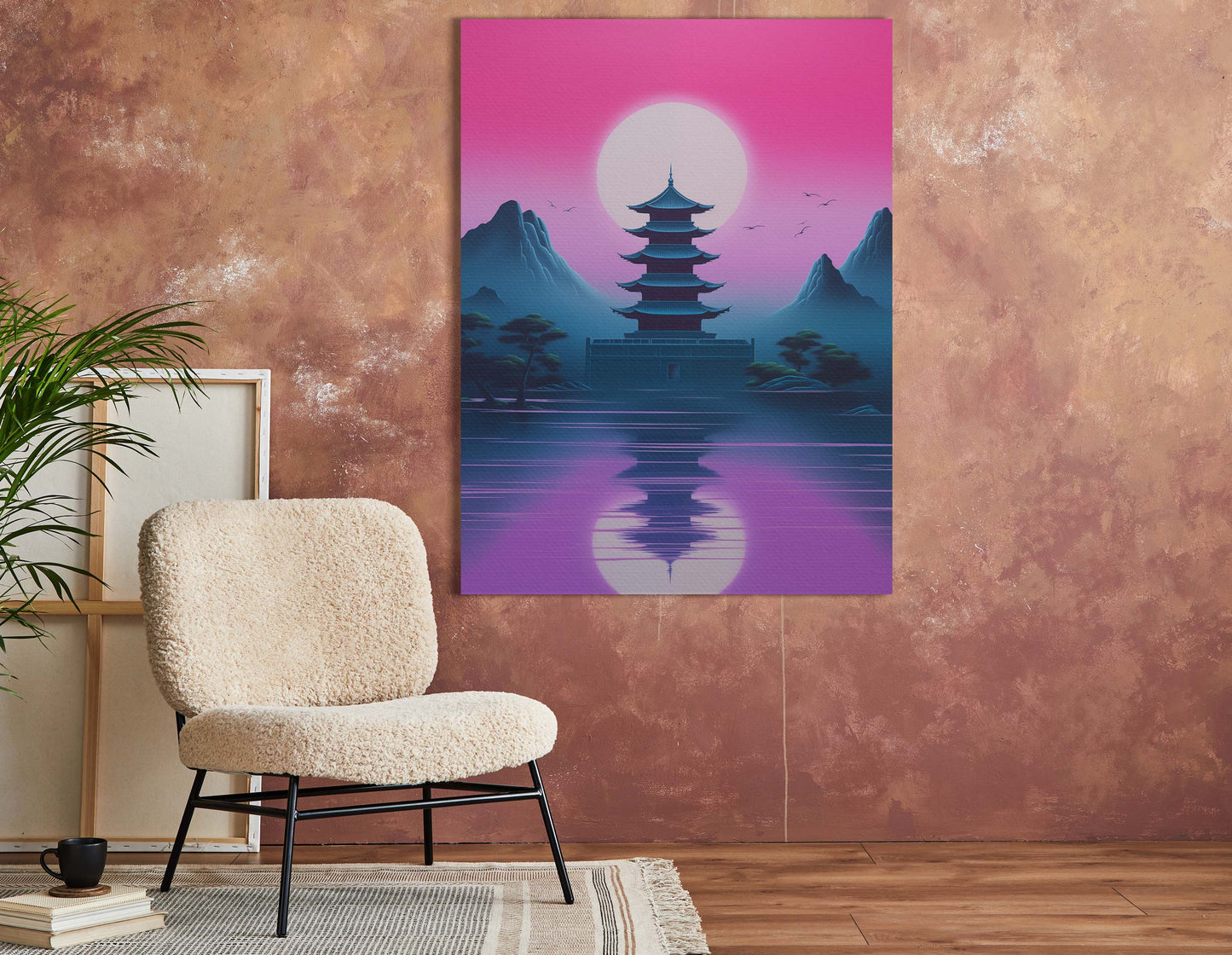 Prints Tranquil Moon Scene