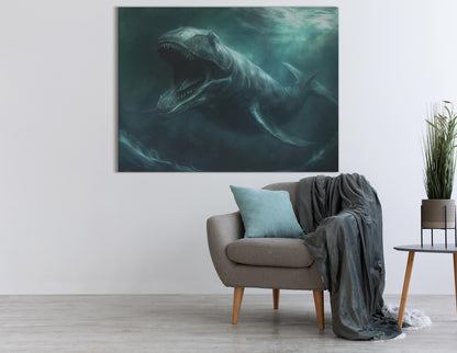 Ancient Sea Giant Canvas Print