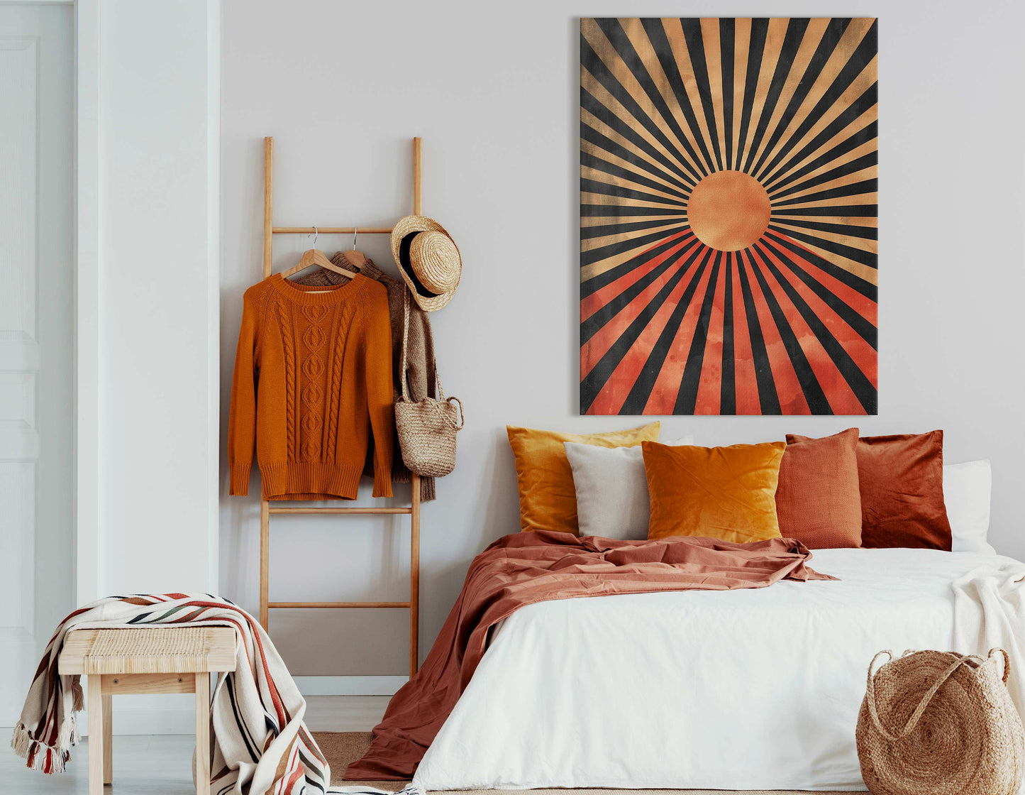 Vibrant Sunburst Design