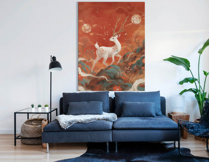 Serene Mythical Creature - Canvas Print