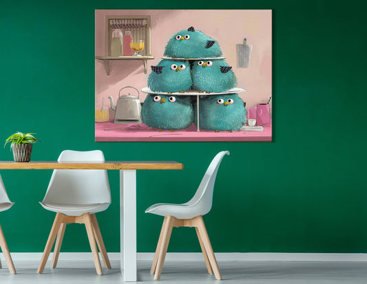 Whimsical Birds Wall Art 