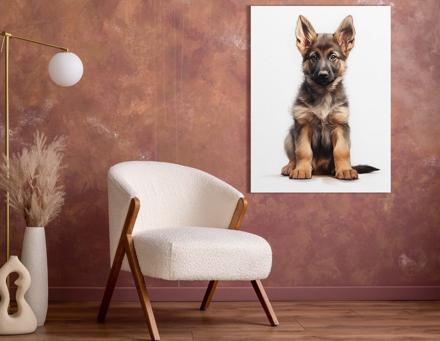 Prints German Shepherd Pup