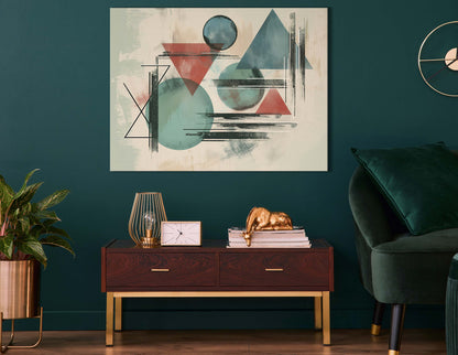 Boho Style Geometric - Canvas Print