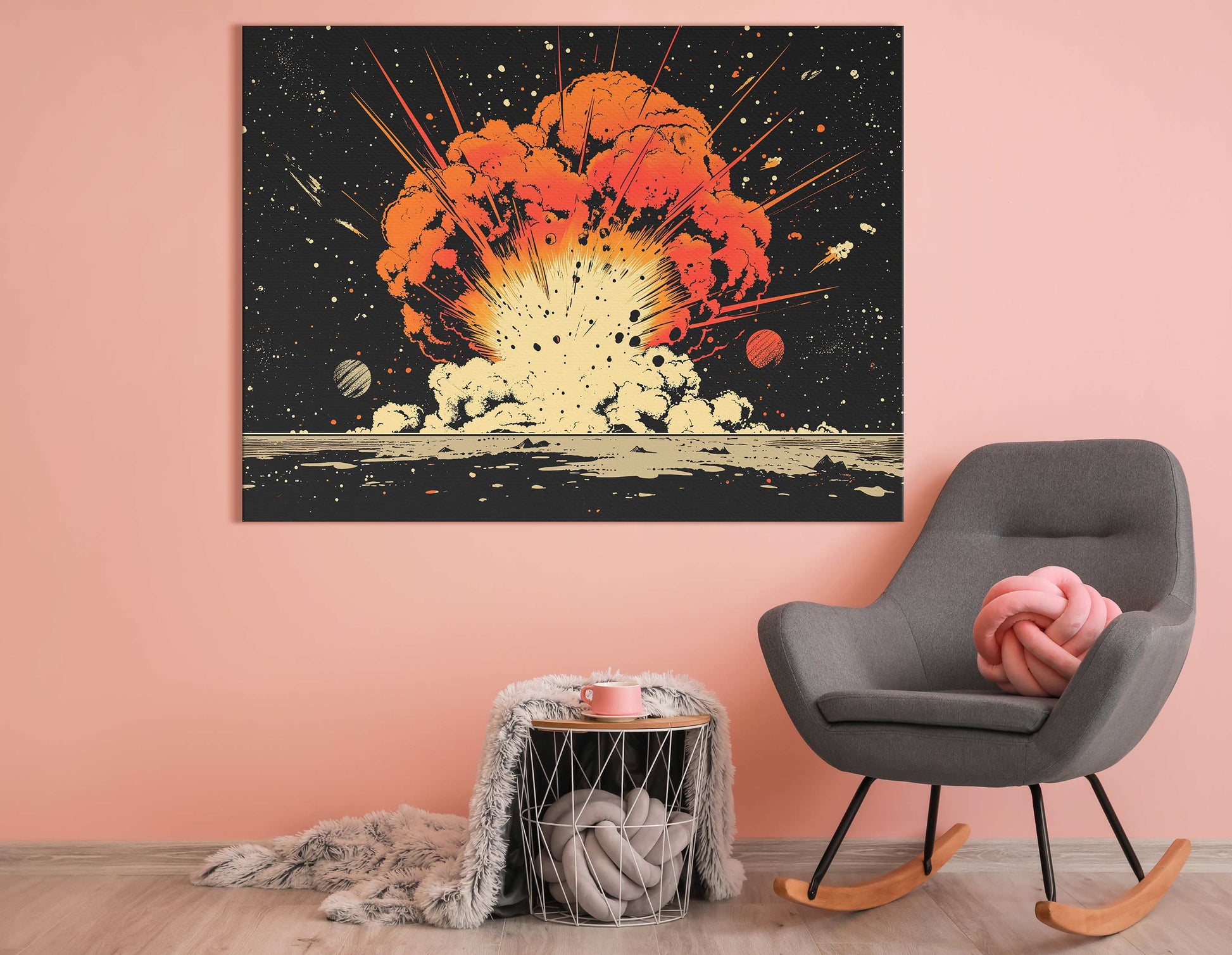 Stellar Canvas Wall Hanging