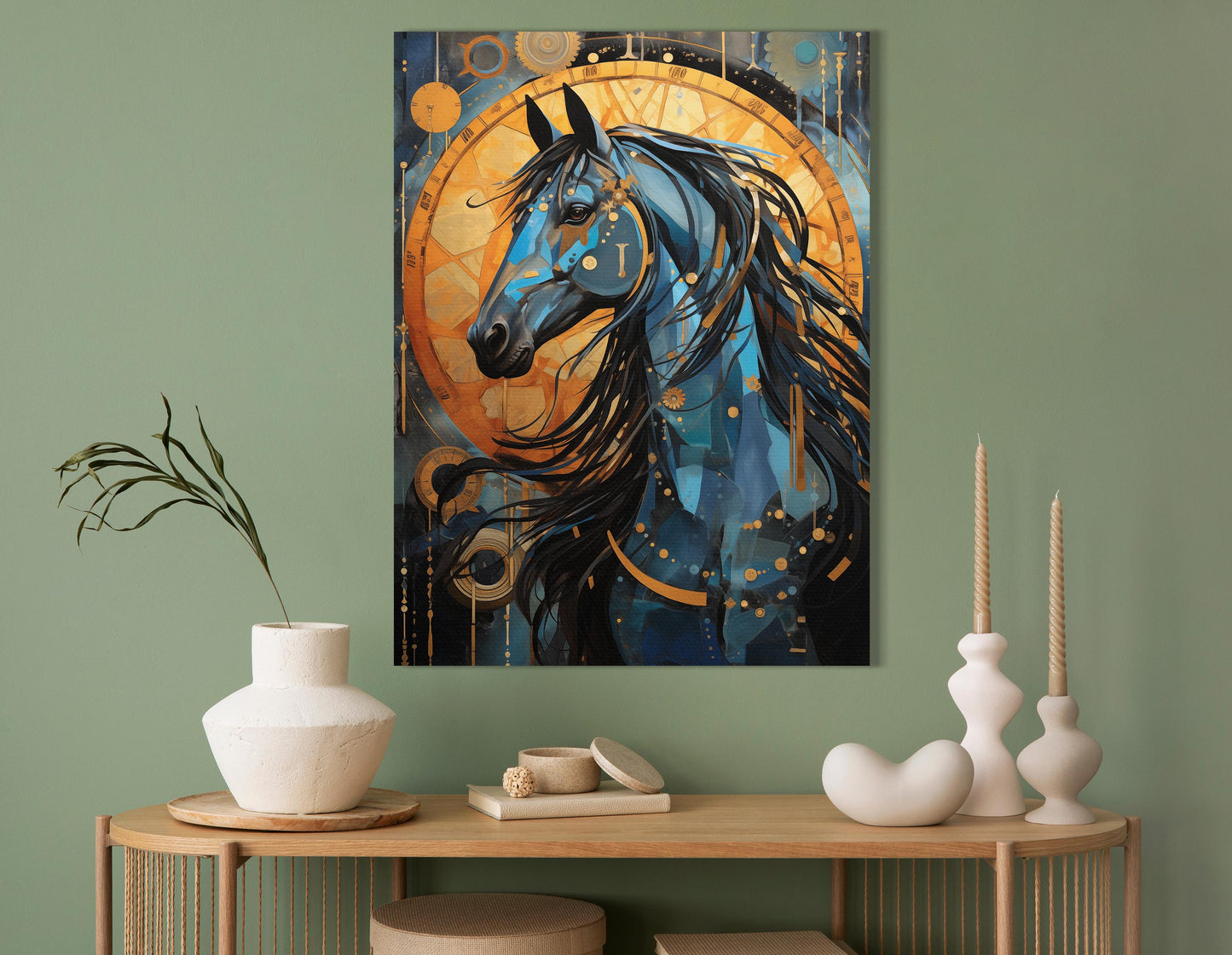 Golden Equine Print