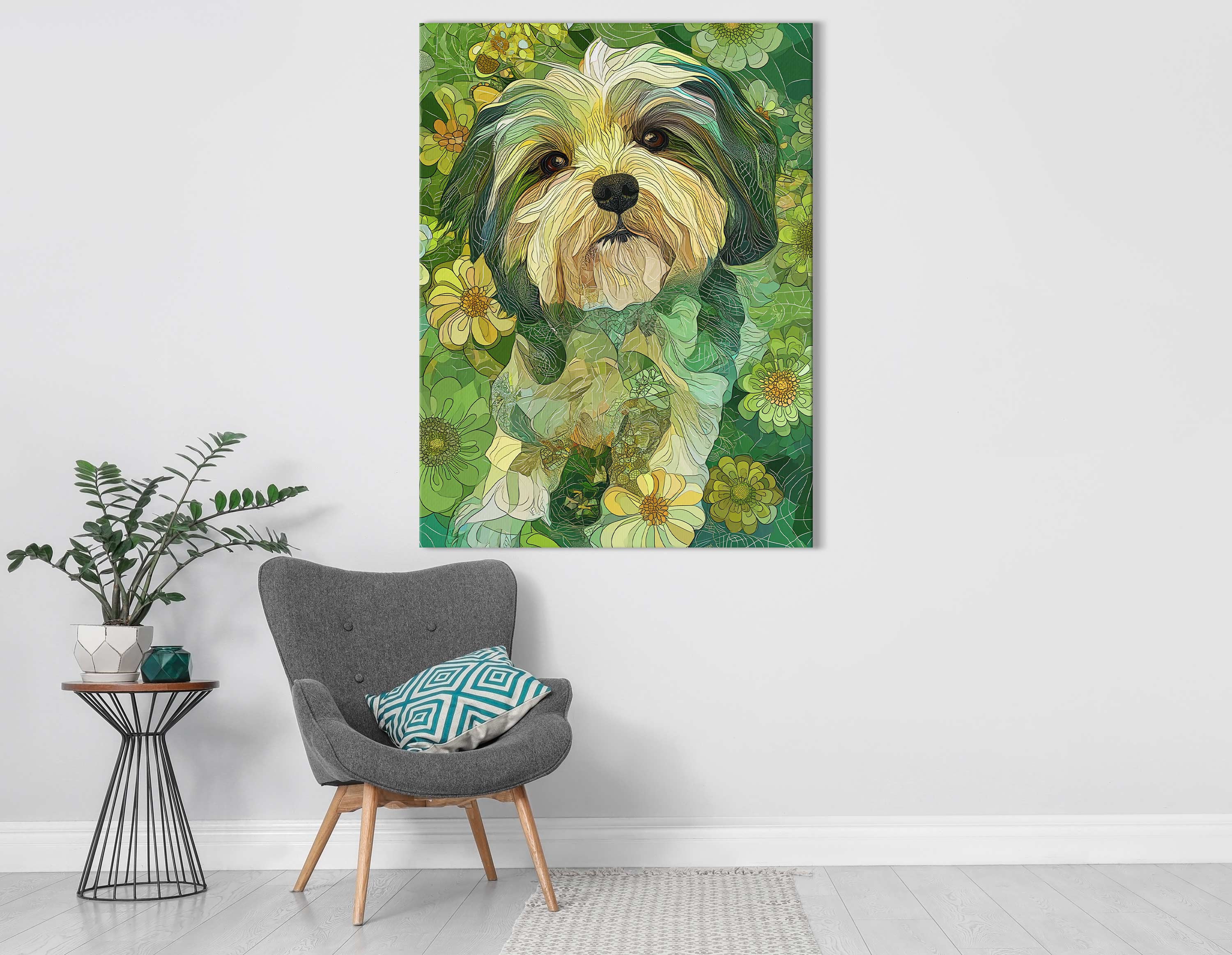   Cheerful Dog Canvas Print