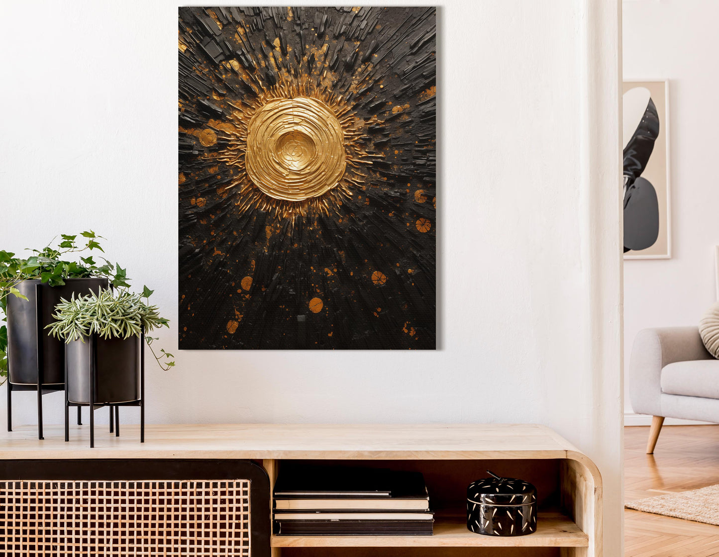 Abstract Sun Wall Hanging