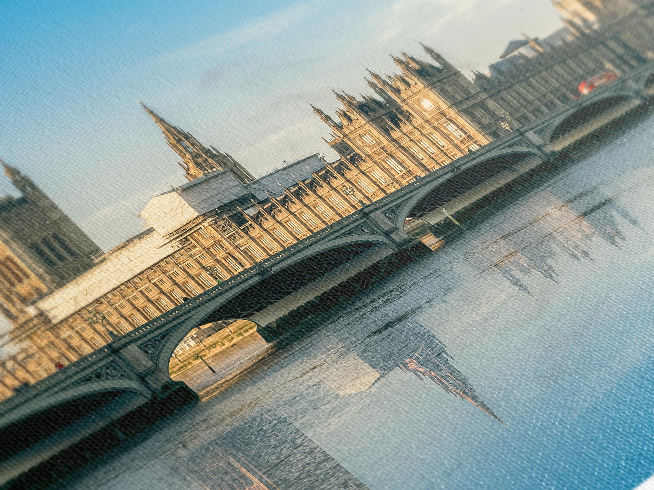 Big Ben Canvas Art - London Wall Art, Westminster Palace over River Thames Canvas Print, London Cityscape, London Wall Art, London Art Print