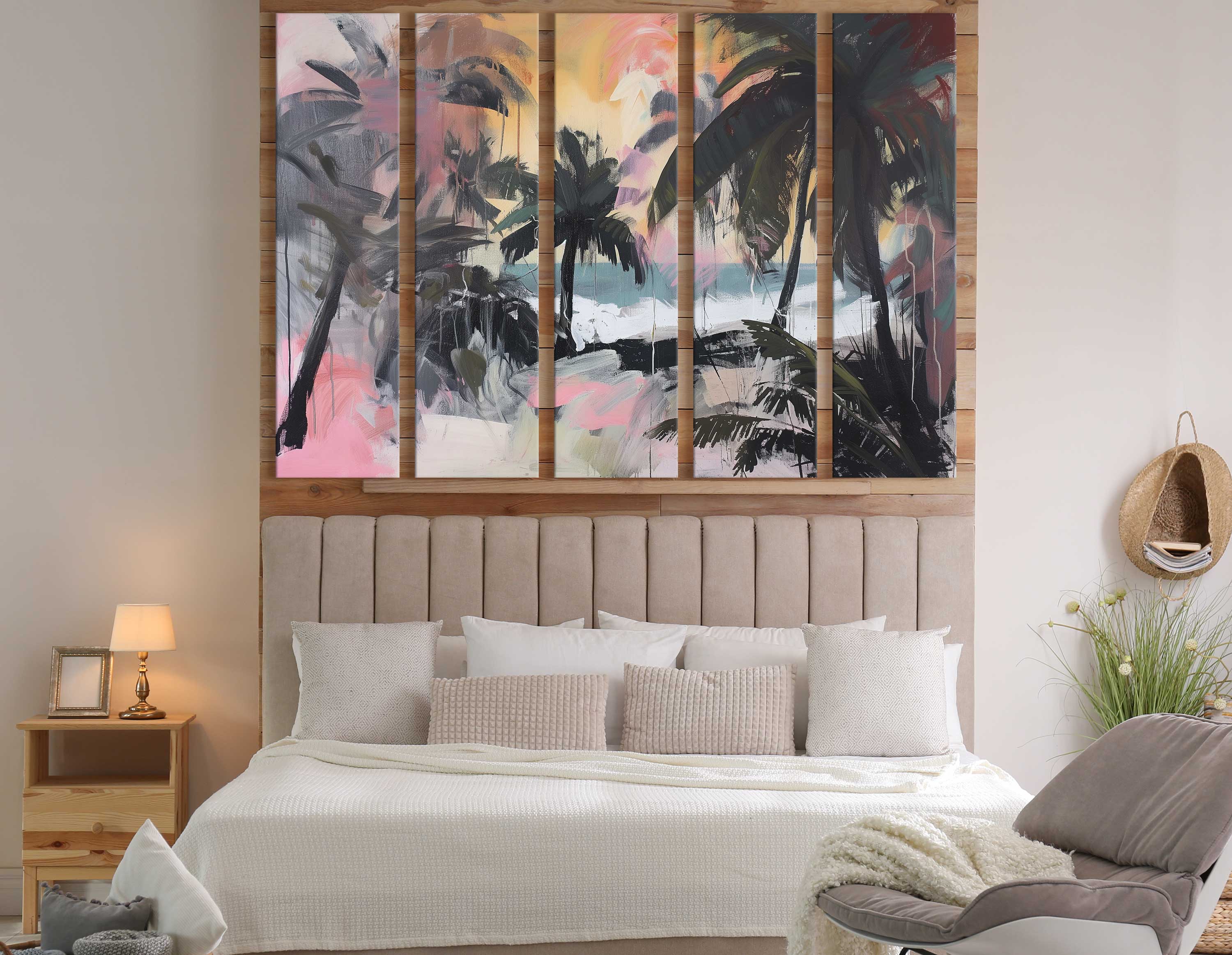 Tropical Breeze Abstract Wall Hanging