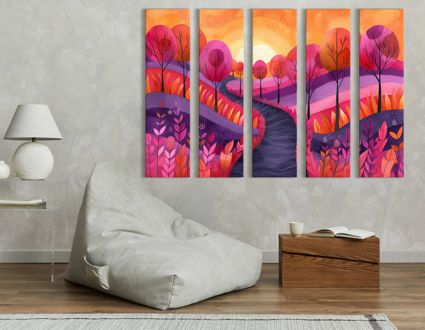 Magical Autumn Road  Wall Decor