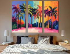 Canvas Print Tropical Colors