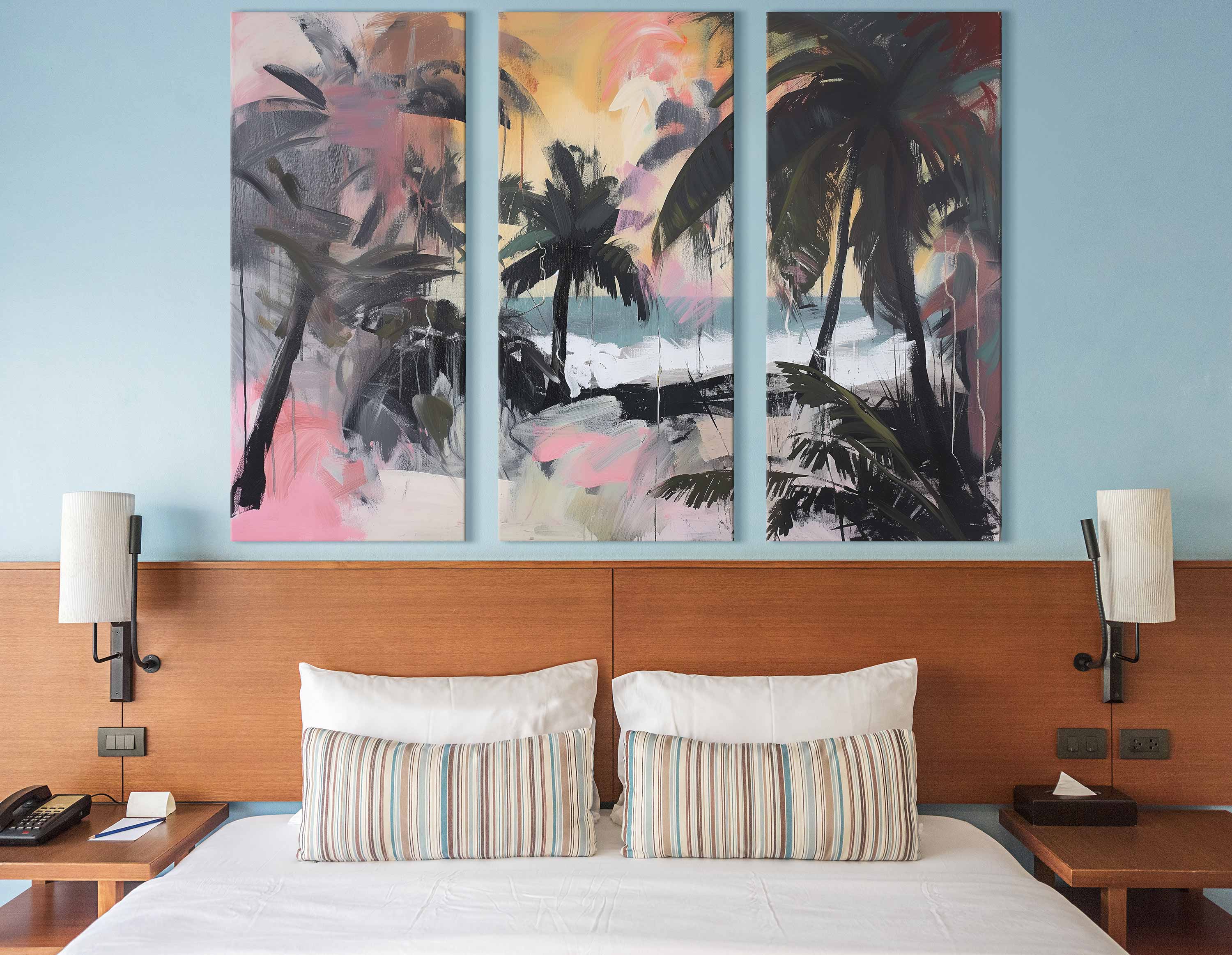 Tropical Breeze Abstract Wall Decor
