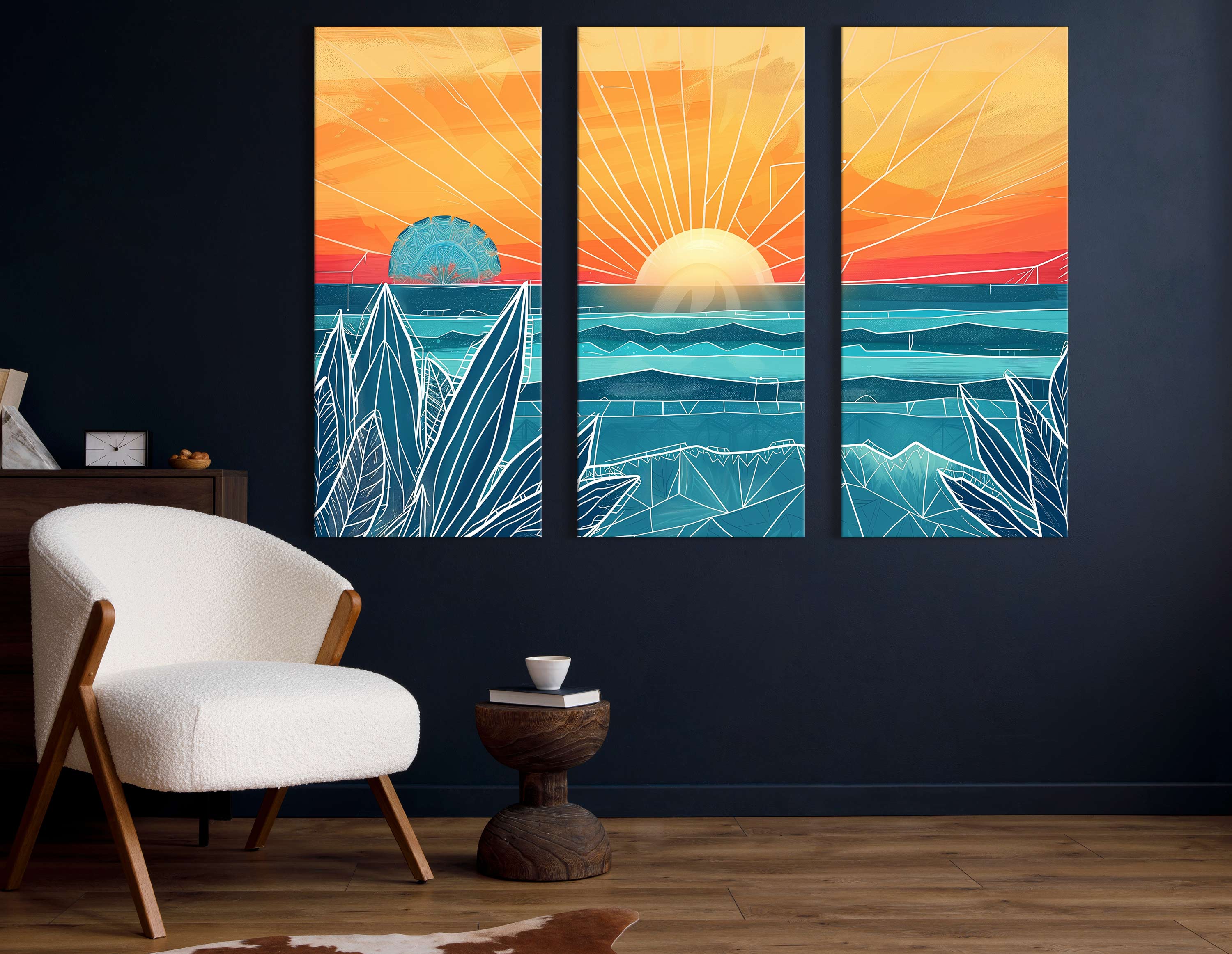 Coastal Living Room Art
